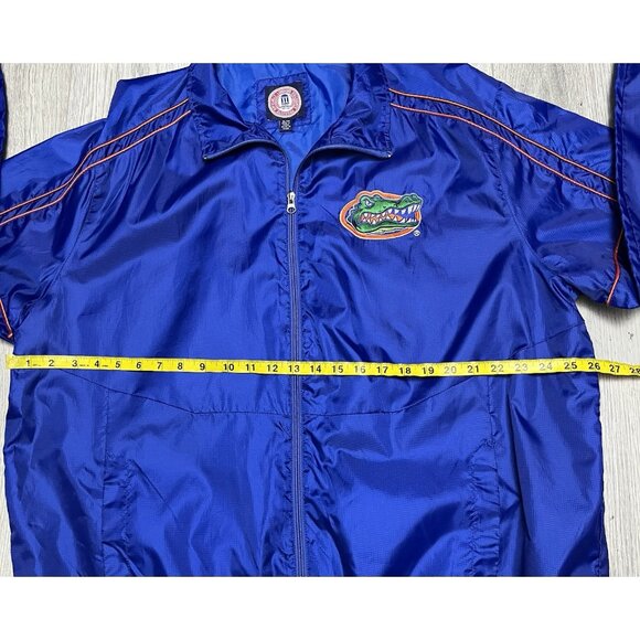 University Of Florida Gators Windbreaker Jacket Mens Size XL Blue Embroidered - Picture 6 of 6
